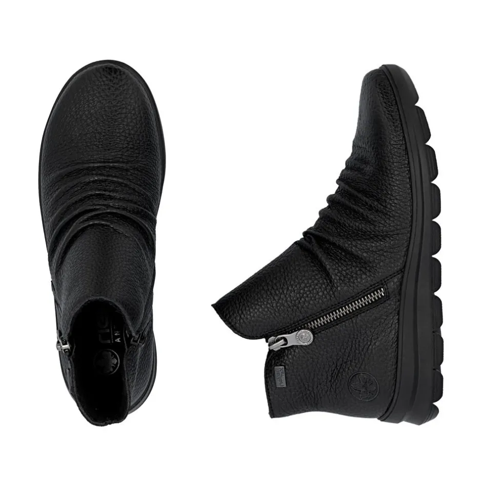Hot Rieker Ankelstøvler, , 40 Black