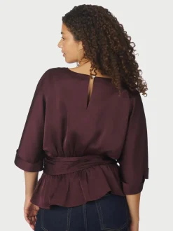 Neo Noir Annegret Heavy Sateen Bluse, , 36*Dame Bluser & Skjorter