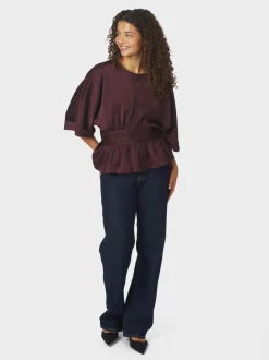 Neo Noir Annegret Heavy Sateen Bluse, , 36*Dame Bluser & Skjorter