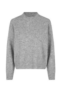 Samsøe Samsøe Anour o-n Striktrøje, , L*Dame Strik & Sweatshirts