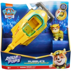 Paw Patrol Aqua Vehicles Rubble's Hammerhajs Køretøj*Børn Legetøjsfigurer & Klodser|Tog, Biler & Skibe