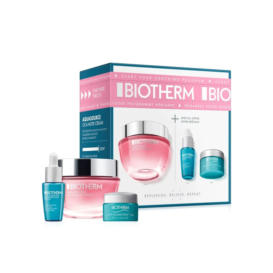 Discount Biotherm Aquasource Cica Nutri Hydrating Routine Gaveæske