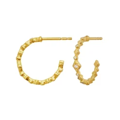 Online Maanesten Arlette Øreringe, Gold Plated