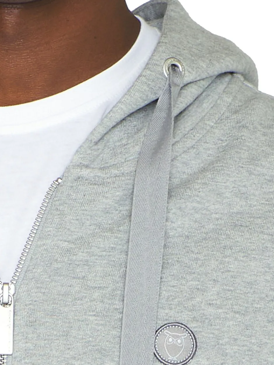 Knowledge Cotton Apparel Ask Zip Hættetrøje, , L* Sweatshirts & Trøjer