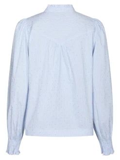 Neo Noir Astrida Stripe Stone Bluse, , 40*Dame Bluser & Skjorter