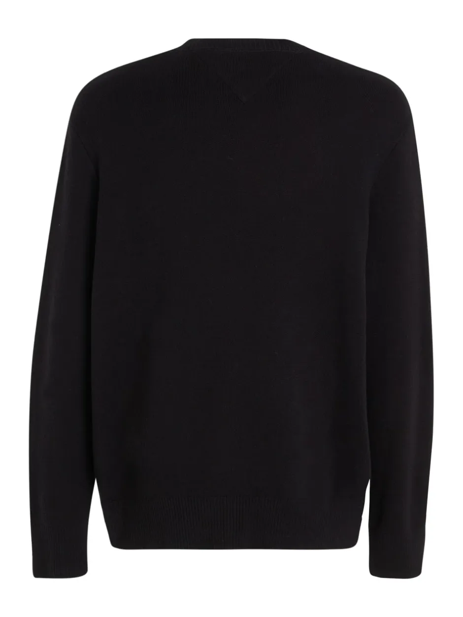 Tommy Jeans Athlethic Flag Striktrøje, , L* Strik
