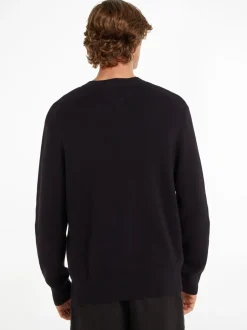 Tommy Jeans Athlethic Flag Striktrøje, , L* Strik