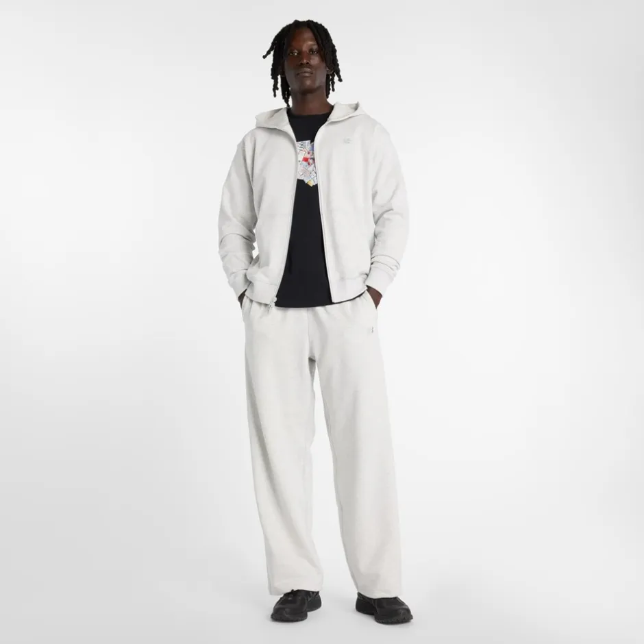 New Balance Athletics French Terry Full Zip Hættetrøje, , XS* Sweatshirts & Trøjer