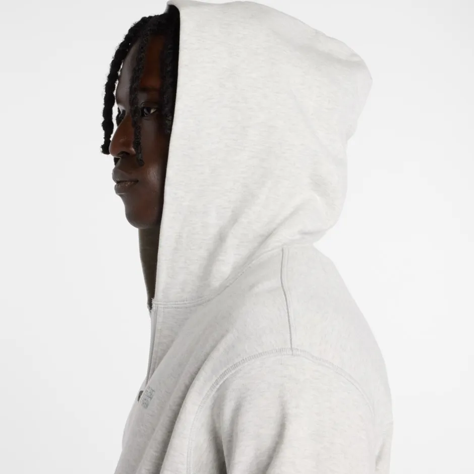 New Balance Athletics French Terry Full Zip Hættetrøje, , XS* Sweatshirts & Trøjer