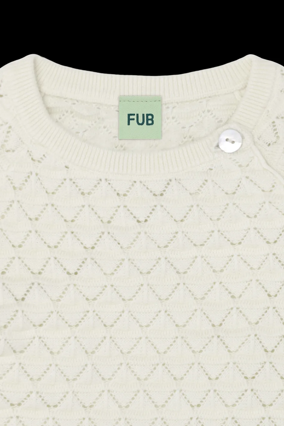 FUB Baby Pointelle Cardigan, , 92 cm*Børn Cardigans