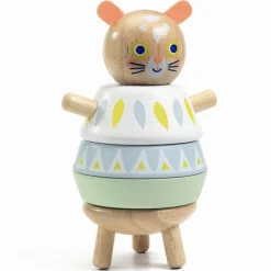 Djeco Baby White Stablekat*Børn Babylegetøj