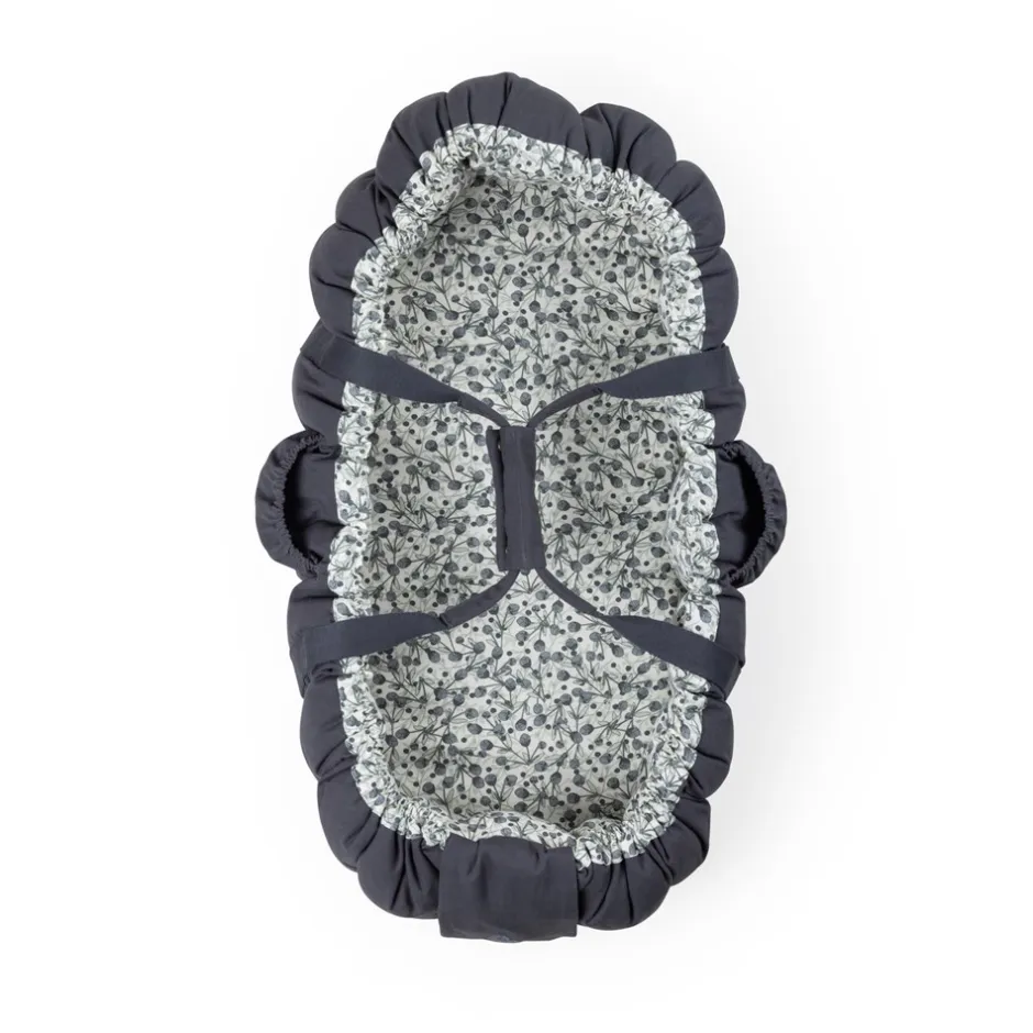 Online Sebra Babynest, Blue Olive