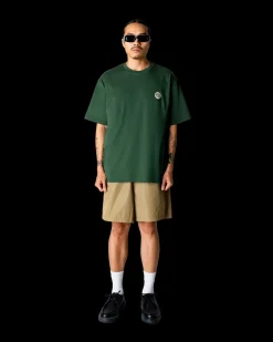 Outlet Woodbird Baine Dump T-shirt, , L Pine Green