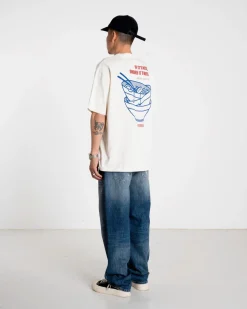 Clearance Woodbird Baine Noodle T-Shirt, , M Off White