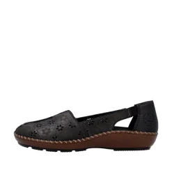 Hot Rieker Ballerinasko, , 36 Black/Black