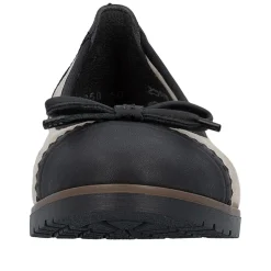Clearance Rieker Ballerinasko, , 42 Schwarz/Jute