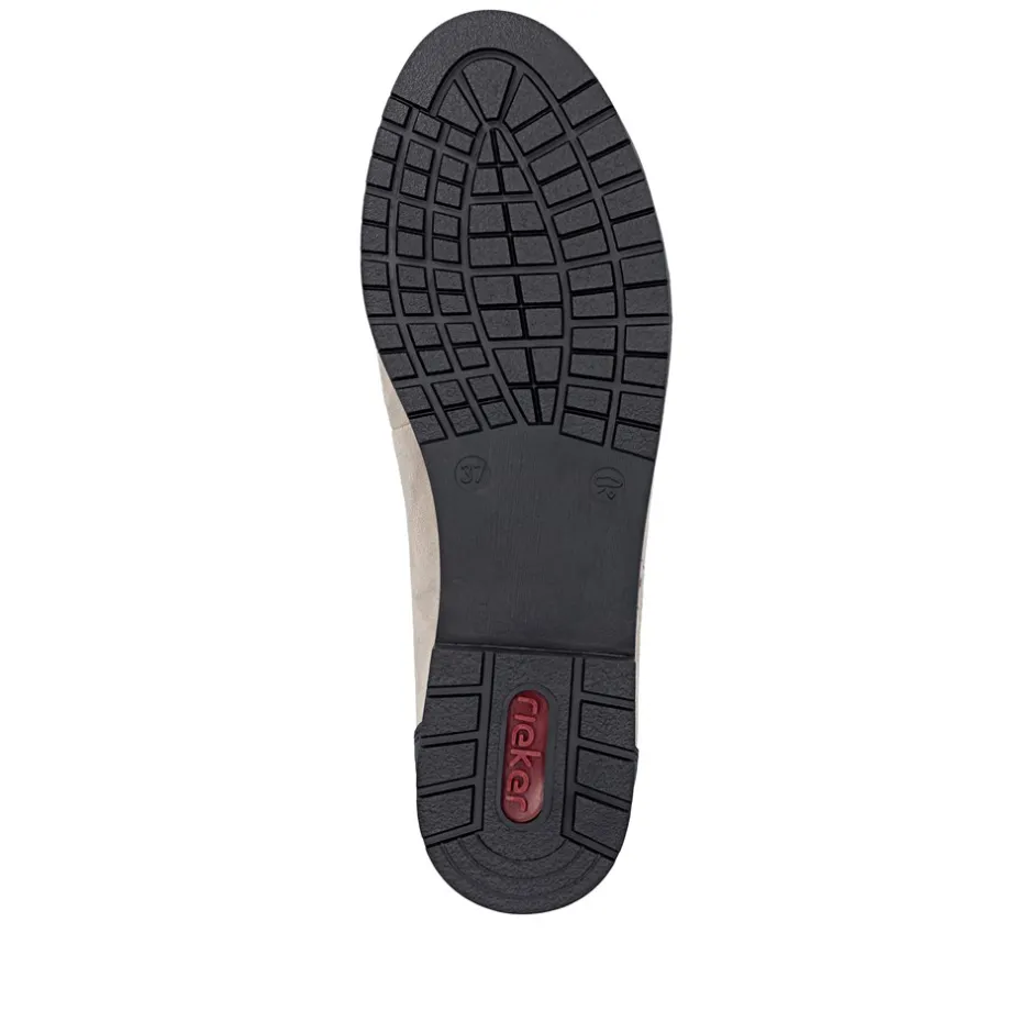 Clearance Rieker Ballerinasko, , 42 Schwarz/Jute