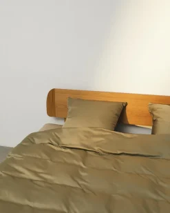 Clearance Nordic Weaving Bambus Sengetøj, , 200x220 cm Khaki