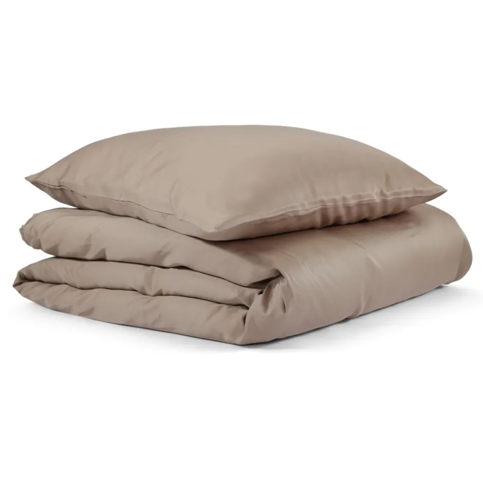 Clearance Nordic Weaving Bambus Sengetøj, , 140x200 cm Taupe