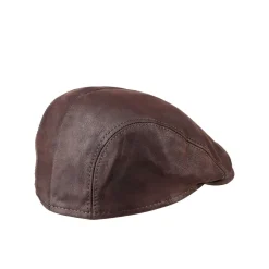 MJM Bang 32 Leather Flatcap, , XL* Huer & Kasketter