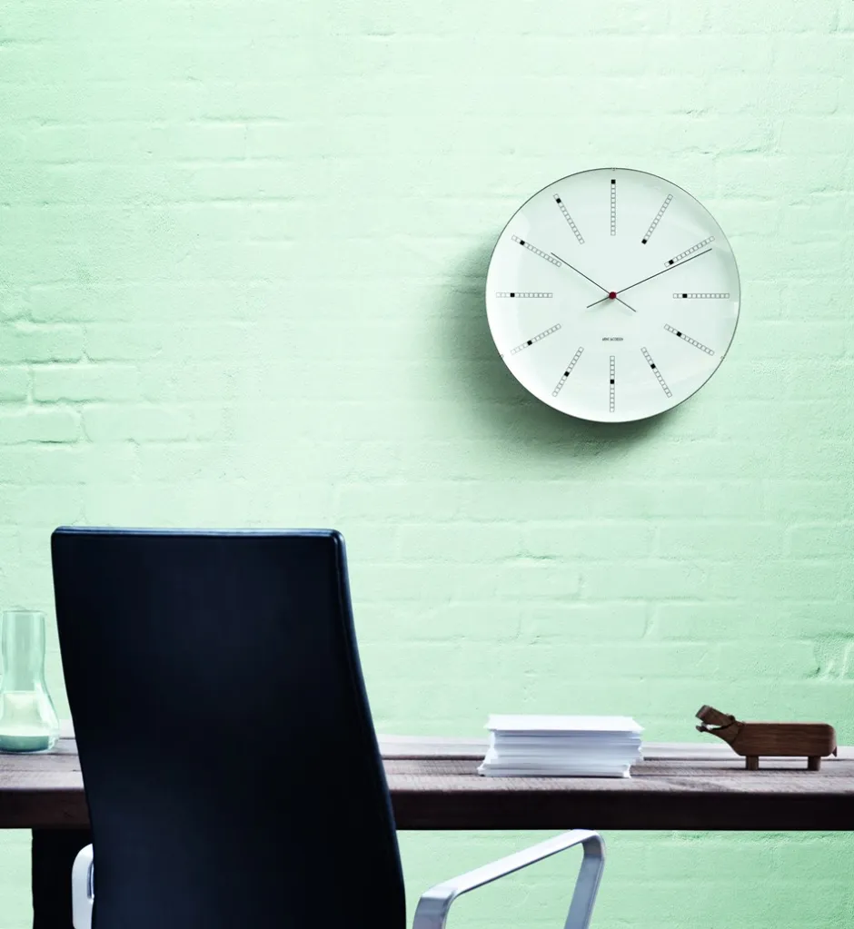 Arne Jacobsen Bankers Vægur, , Ø21 cm* Ure & Vejrstationer