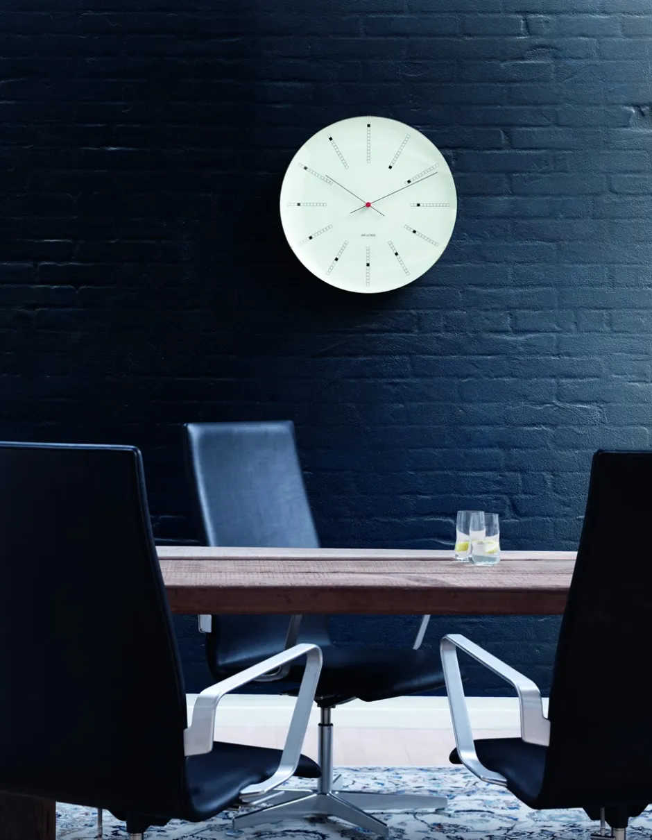 Arne Jacobsen Bankers Vægur, , Ø21 cm* Ure & Vejrstationer