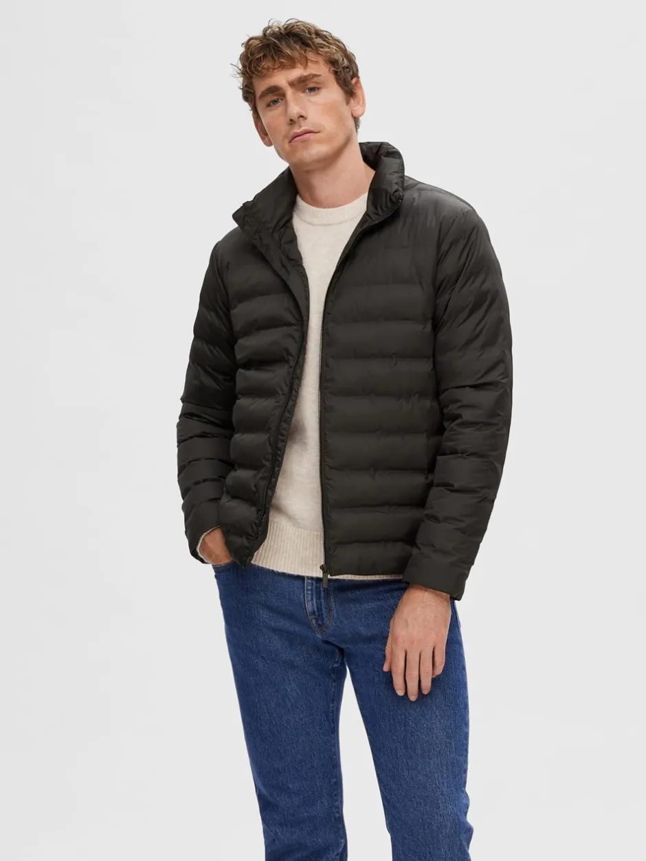 Discount Selected Homme Barry Quilted Jakke, , M Stretch Limo