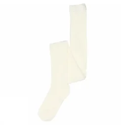 Clearance MP Denmark Basic Cotton Rib Strømpebukser, , 150 cm Snow White