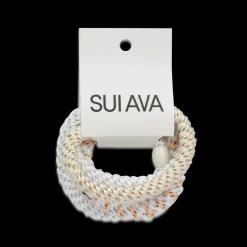 Discount SUI AVA Basic Essentials 4-pak Hårelastikker, Bright White