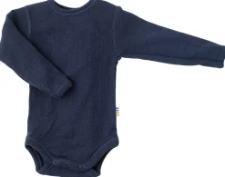 Joha Basic Langærmet Body, , 90 cm Blå