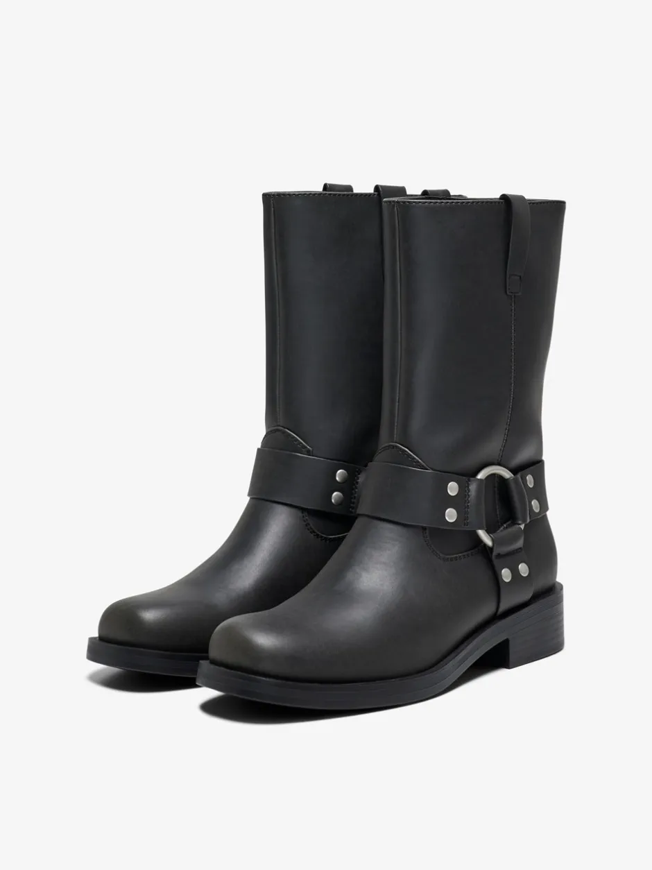 Best ONLY Bax-1 Biker Støvler, , 38 Black