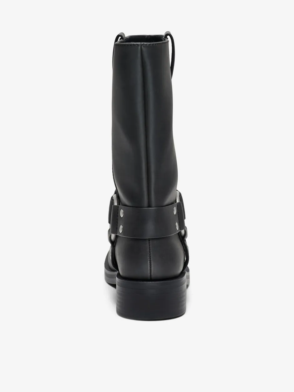 Best ONLY Bax-1 Biker Støvler, , 38 Black