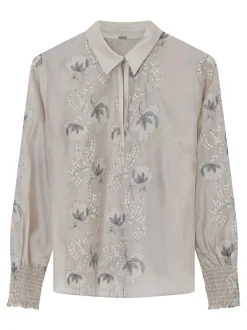 Best Gustav Bayanna Bluse, , 38 Light Grey