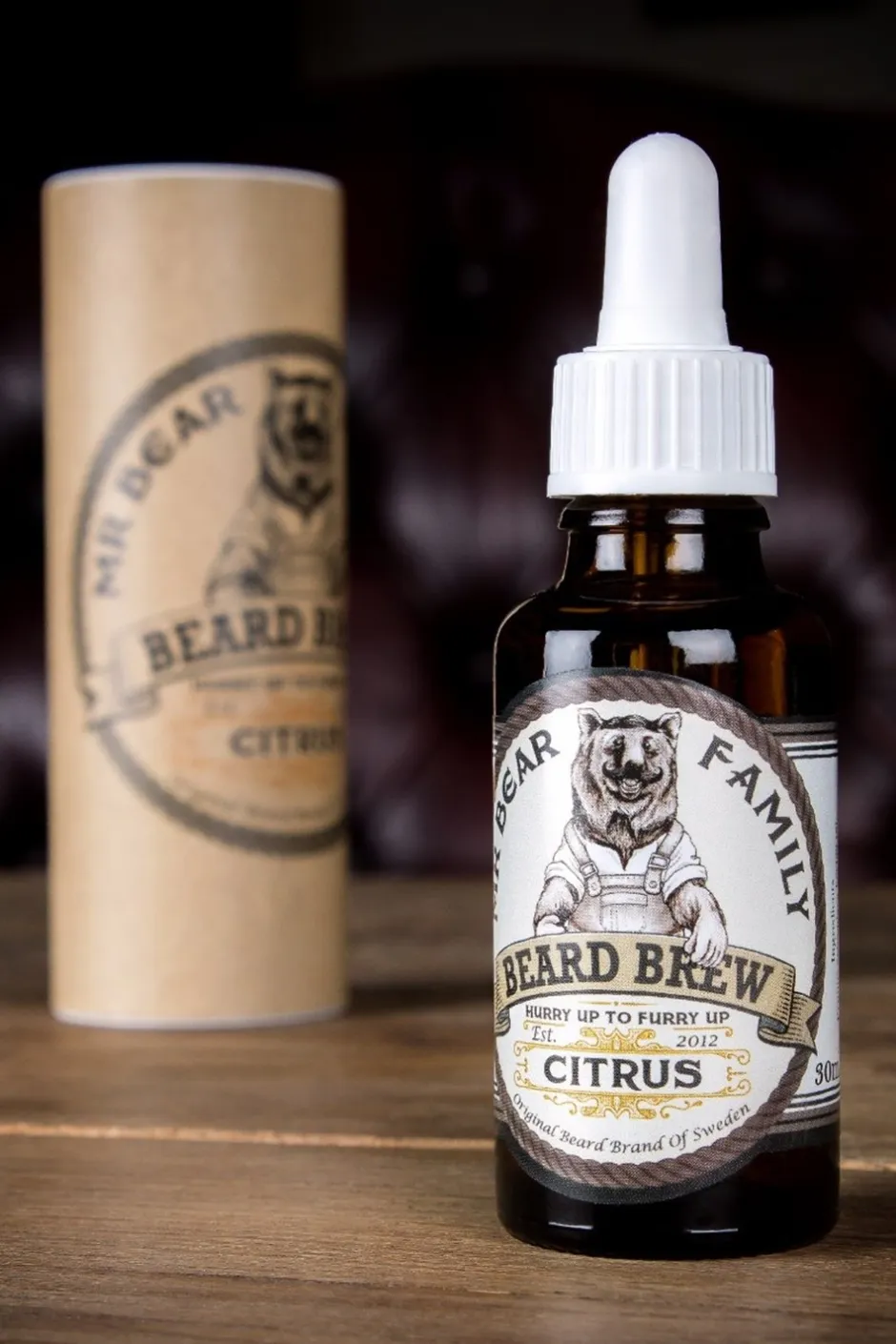 Online Mr. Bear Family Beard Beard Brew Oil, Citrus