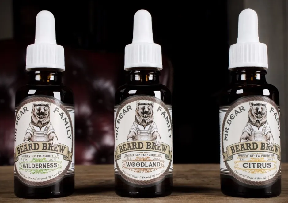 Online Mr. Bear Family Beard Beard Brew Oil, Citrus