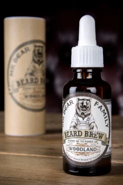 Hot Mr. Bear Family Beard Beard Brew Oil, Woodland