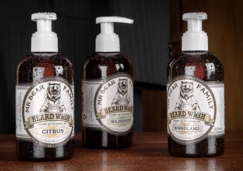 Mr. Bear Family Beard Beard Wash, Citrus* Barbering