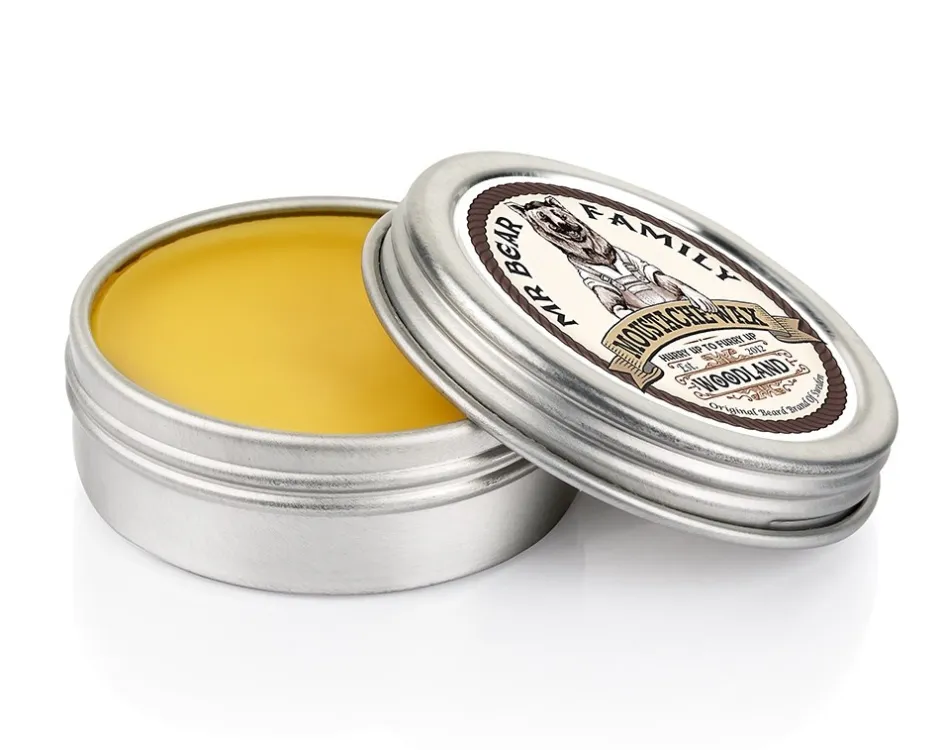 Discount Mr. Bear Family Beard Moustache Wax, Woodland