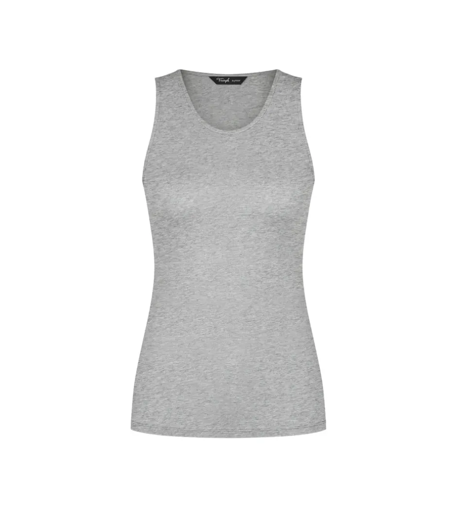 Sale Triumph Beauty Layers Top, , XL Medium Grey Melange