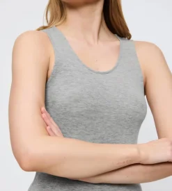 Sale Triumph Beauty Layers Top, , XL Medium Grey Melange