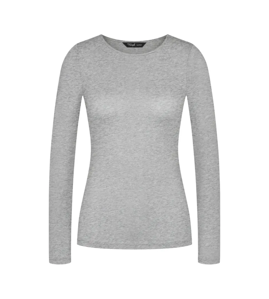 Hot Triumph Beauty Layers Top, , XL Medium Grey Melange