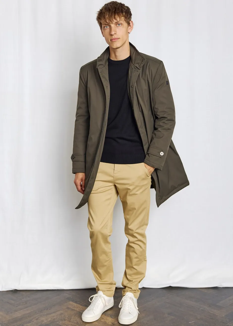 Bruun & Stengade Bedford Frakke, , XL Army