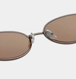 Discount A.Kjærbede Bella Solbriller, Matte Brown Cookie Dough