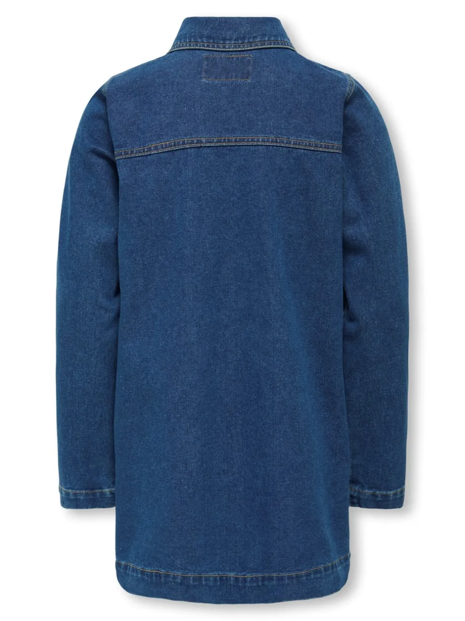 KIDS ONLY Belle Denim Kjole, , 152 cm*Børn Kjoler