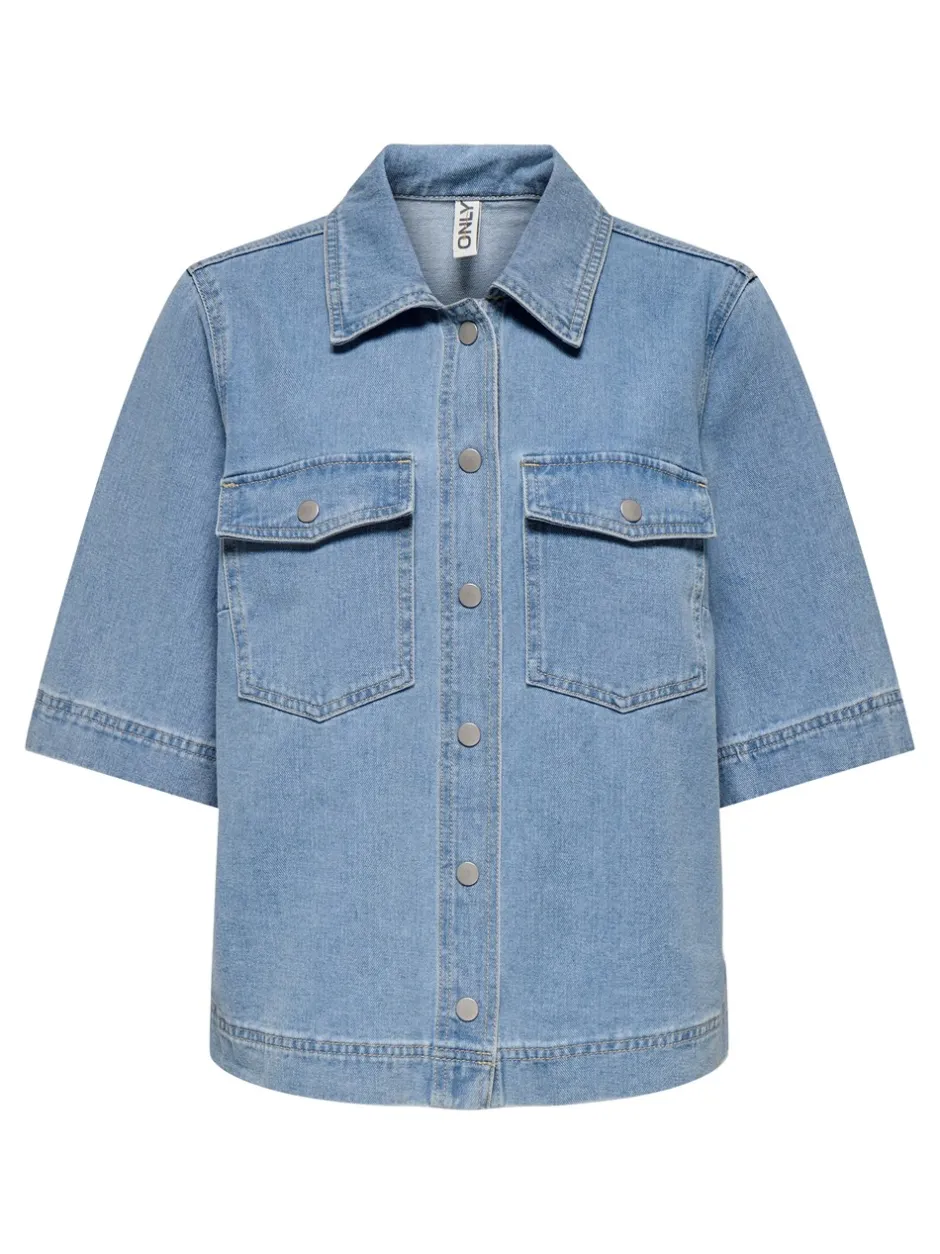 ONLY Belle Denimskjorte, , M*Dame Bluser & Skjorter