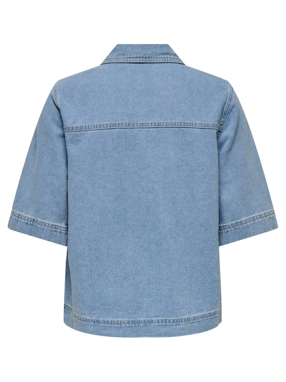 ONLY Belle Denimskjorte, , M*Dame Bluser & Skjorter