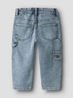 New Name It Ben Tapered Jeans, , 104 cm Light Blue Denim