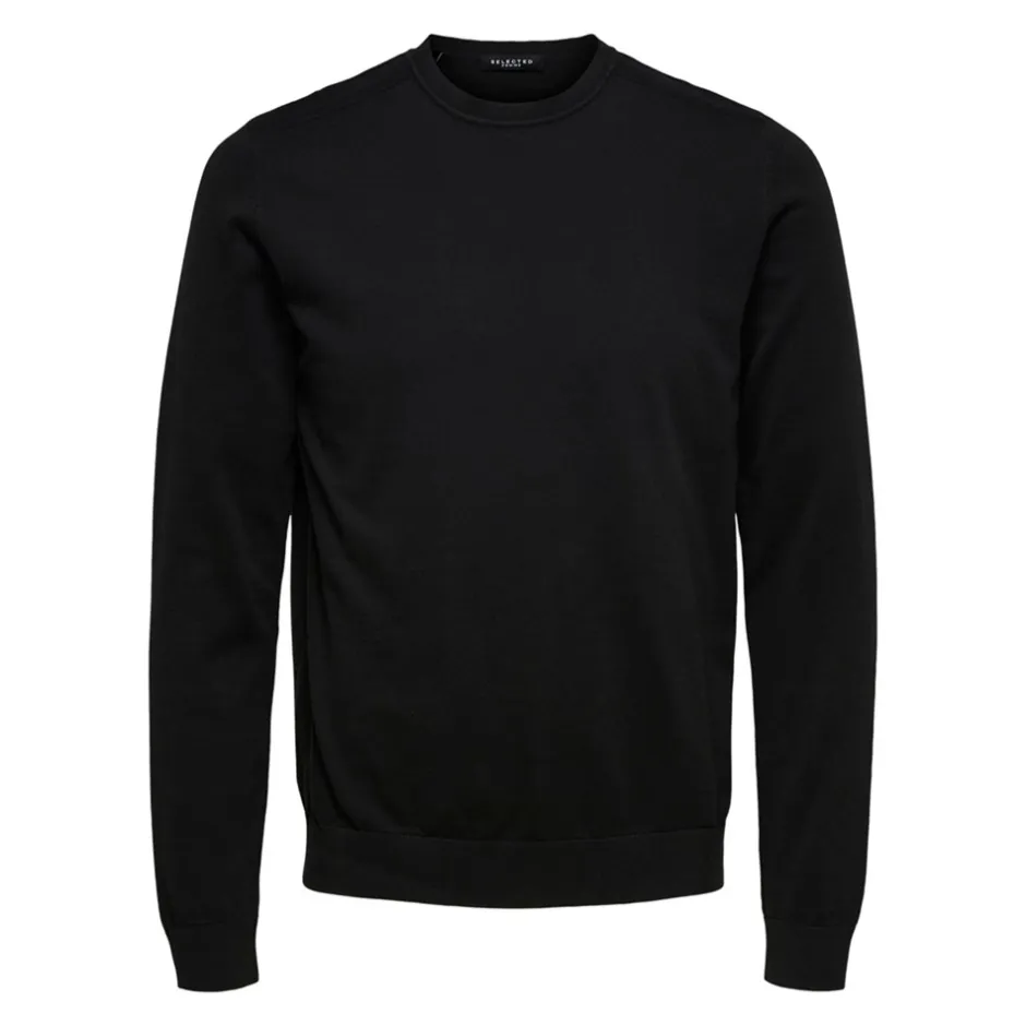 Clearance Selected Homme Berg Striktrøje, , L Sort