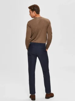 Clearance Selected Homme Berg Striktrøje, , M Teak