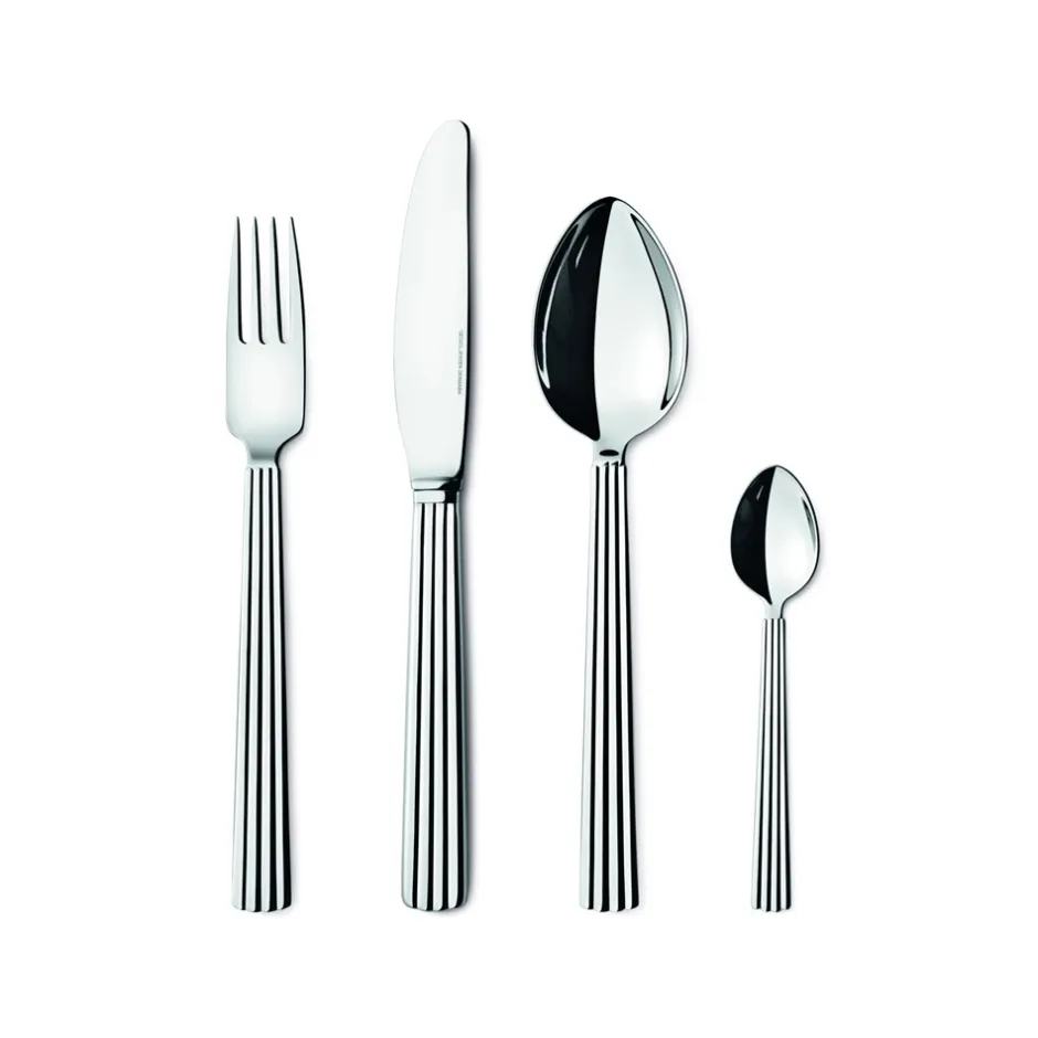 Georg Jensen Bernadotte Bestiksæt, Blank Stål, 16 Dele* Bestik